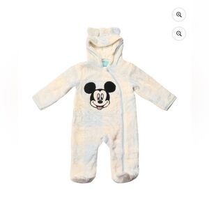 Fleece Mickey Mouse Plush Hooded One-Piece